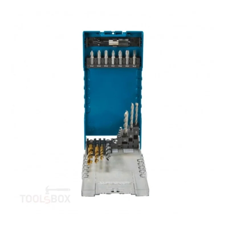 Комплект свредла и битове Makita MKT1717, 17 части