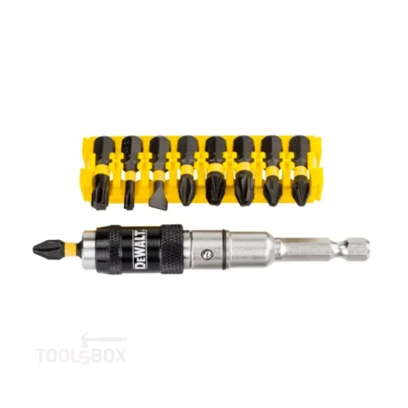 Bit Set with Magnetic Extension - Dewalt, 20°, DT70518T-QZ