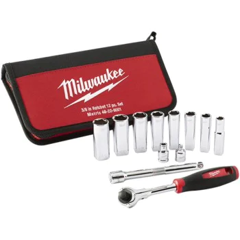 Комплект вложки Milwaukee 3/8", 12 части, метрични, 48229001