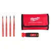 Insulated Multi-bit Screwdriver - Milwaukee, VDE, in case, 4932493657