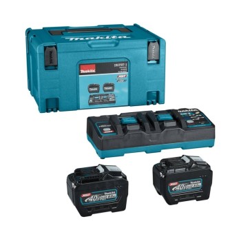 Battery and Charger Set - Makita, XGT, 2x40 V, 2x8 Ah, 191Y97-1