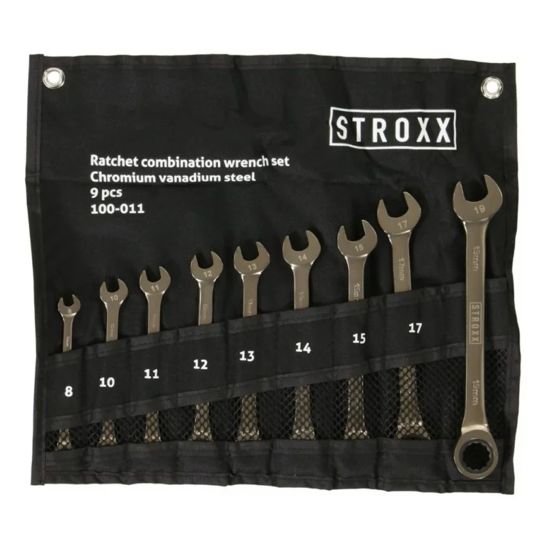 Wrench Set - STROXX, 9-piece 8-19 mm, 100-011