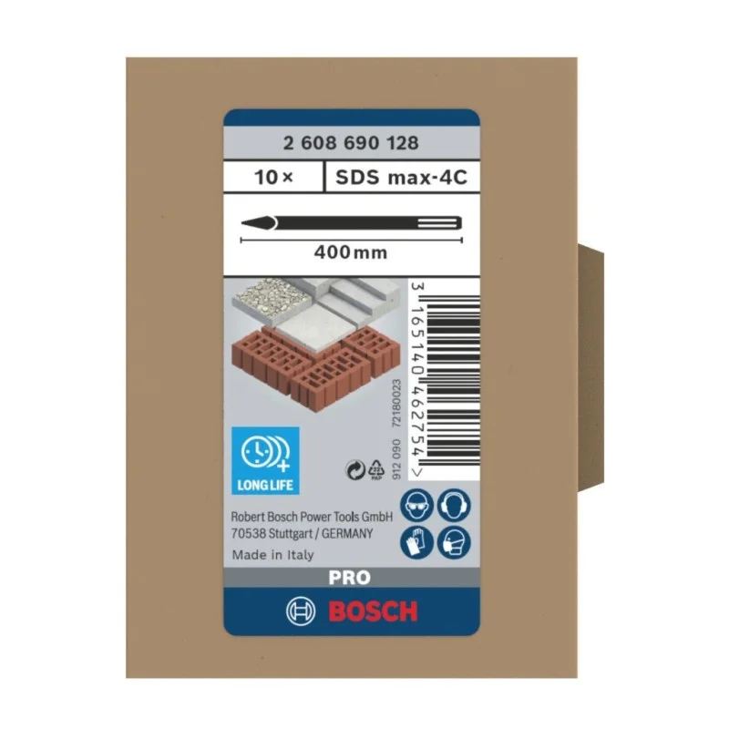 Пика за къртене Bosch SDS-max 400 мм 2608690128 - 10 броя