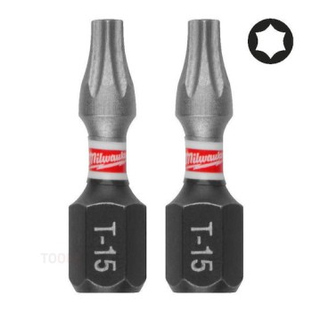 Ударни битове - Milwaukee, SHOCKWAVE TORX TX15, 4932500362