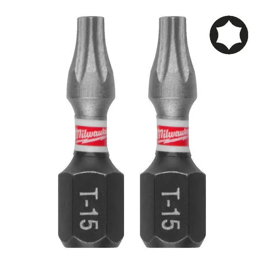Ударни битове - Milwaukee, SHOCKWAVE TORX TX15, 4932500362
