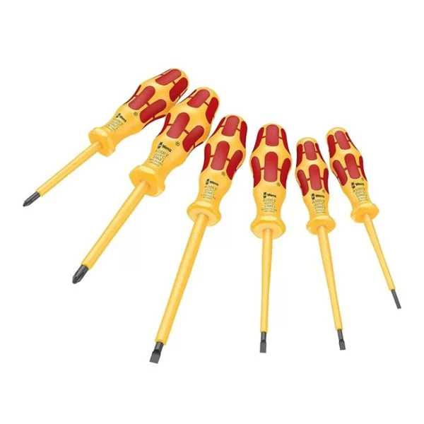 Изолирани отвертки - WERA, 6 бр., 1 000 V, 05051576001