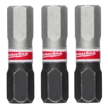Ударен бит HEX6 x 25 мм, 3 броя - Milwaukee, 4932500382