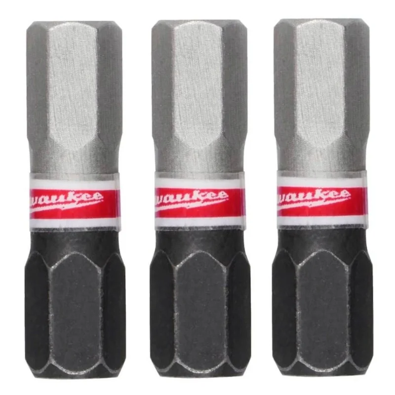 Ударен бит HEX6 x 25 мм, 3 броя - Milwaukee, 4932500382