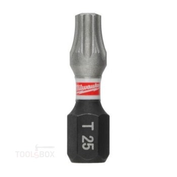 Ударни битове Milwaukee SHOCKWAVE™ IMPACT DUTY TORX TX25, 25 мм, 3 бр., 4932500364