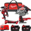Комплект акумулаторни инструменти Milwaukee M18 FPP5K-502B, 18V, 5 машини, 4933471209