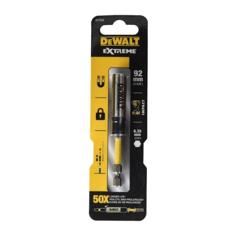 Магнитен държач за битове DeWalt DT7522-QZ Impact Ready със зона за усукване
