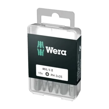 Комплект битове WERA 851/1 Z DIY PH2 × 25 мм, 10 бр., 05072401001