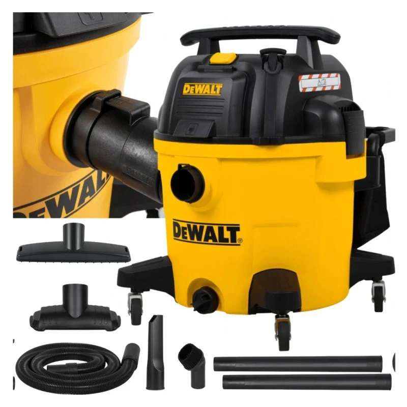 Прахосмукачка за сухо и мокро почистване - DeWALT, 34 л, DXV34PTA
