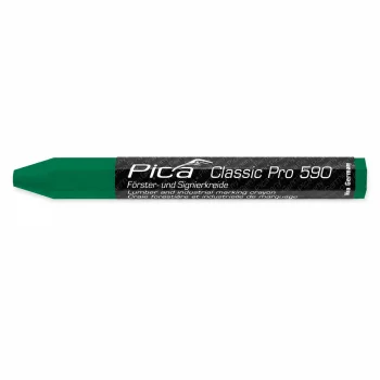 Pica Classic PRO 590/36 Forester & Marking Chalk, 12 × 120 mm, Green, 12 Pcs