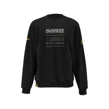 Суитшърт DEWALT DWC237-001, 100 Year Graphic Sweatshirt Black