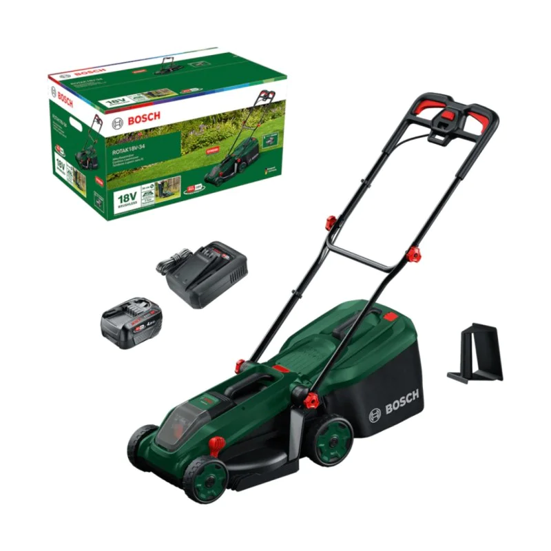 Cordless lawn mower Bosch Rotak 18V-34 06008B9N00