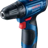 Акумулаторен винтоверт Bosch Professional GSR 120-LI, 2 x 2,0 Ah, зарядно и куфар, 06019G8000
