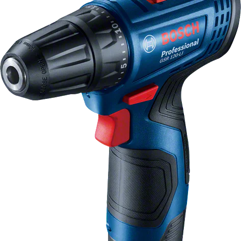 Акумулаторен винтоверт Bosch Professional GSR 120-LI, 2 x 2,0 Ah, зарядно и куфар, 06019G8000