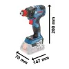 Cordless wrench Bosch GDX 18V-200 C 06019G4201