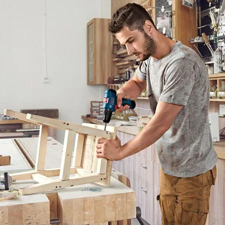 Акумулаторен винтоверт Bosch Professional GSR 120-LI, 2 x 2,0 Ah, зарядно и куфар, 06019G8000