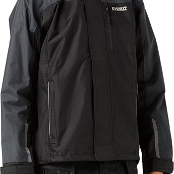 Работно яке DeWALT Storm Waterproof DWC48-013-XXL, водоустойчиво, черно-сиво