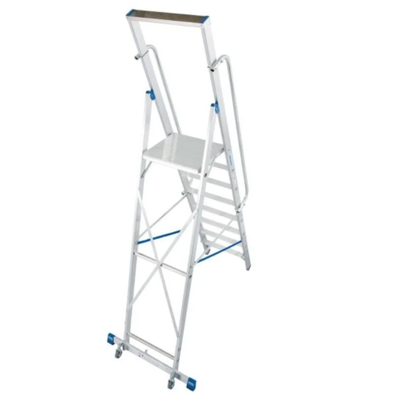 Складова стълба с платформа Krause STABILO, 8 стъпала, платформа 1,90 м, 150 кг, 127785