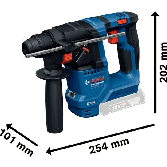 Cordless Bosch GBH 18V-18 0611927000