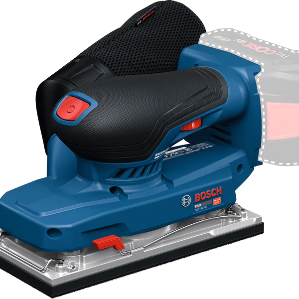 Cordless vibratory sander Bosch Professional GSS 18V-18 06019R7000