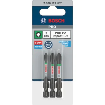 Бит BOSCH PRO Pozidriv Impact PZ2 55 мм, 2 бр., 2608522544