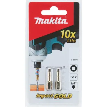 Бит за винтоверт Makita B-28379 Impact Gold SQ2 25 мм 2 бр.