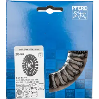 Чашковидна телена четка PFERD POS RBG 11512/M14 CT ST 0.50 HD 43312007 за ъглошлайф