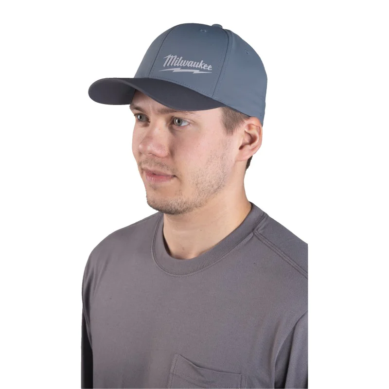Бейзболна шапка Milwaukee BCP BLU LXL 4932493106, синя, L/XL, UPF 50+