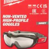Goggle Safety Glasses - Milwaukee High-Profile Goggles Vented Clear - 4932493435 - Vented Clear