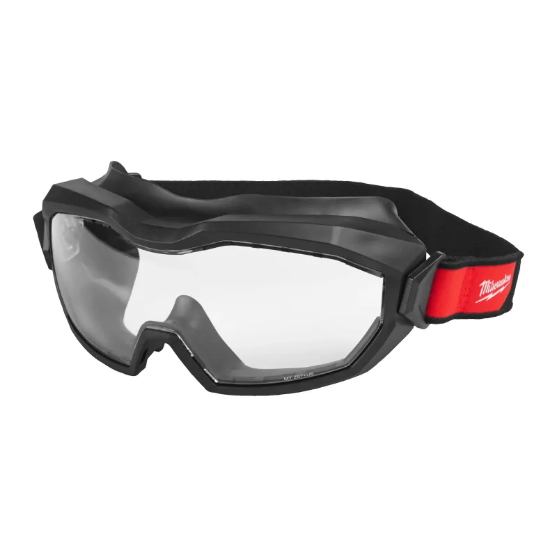 Goggle Safety Glasses - Milwaukee High-Profile Goggles Vented Clear - 4932493435 - Vented Clear