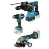 Комплект акумулаторни машини Makita DLX3195JX1 LXT 18V с 3 безчеткови инструмента