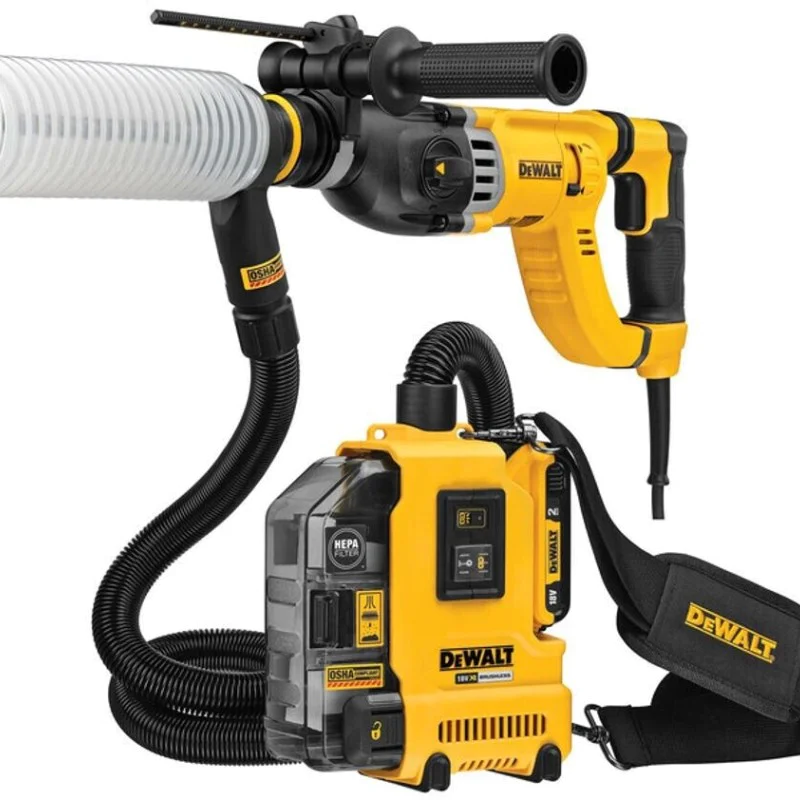 Акумулаторен прахоуловител DEWALT DWH161D1-QW 18V XR с HEPA филтър и 1 x 2Ah батерия