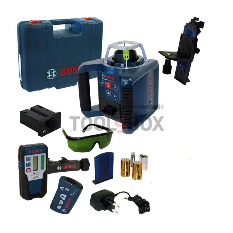 Bosch GRL 300 HVG Professional rotary laser level, 300.0 m, 0.10 mm/10 m with receiver