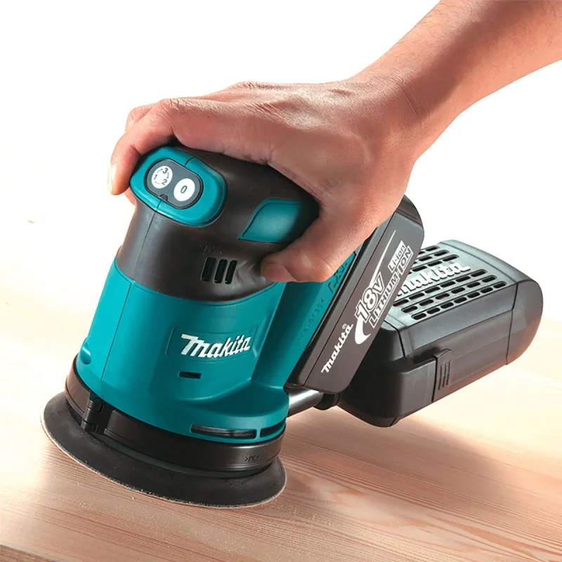 Cordless eccentric grinder Makita DBO180Z, 18V