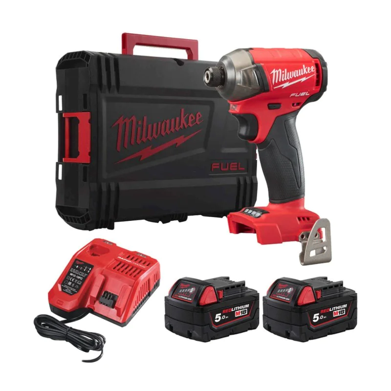 Cordless Pulse Drill Milwaukee M18FQID-502X, 50Nm / 4933451790