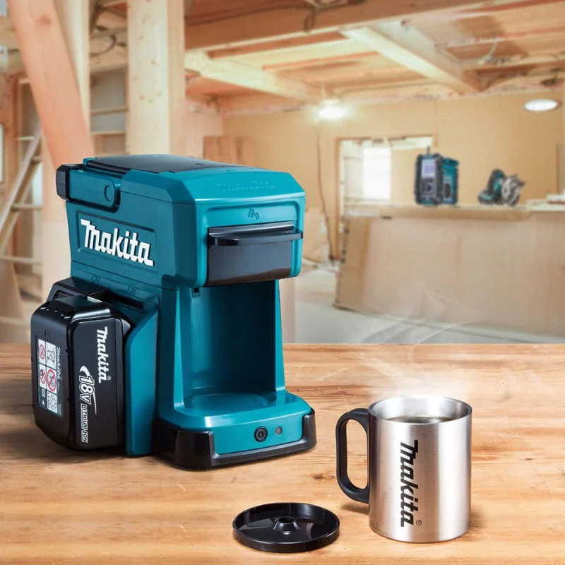 Makita DCM501Z Cordless Coffee Maker, 18 V, 0.24 L