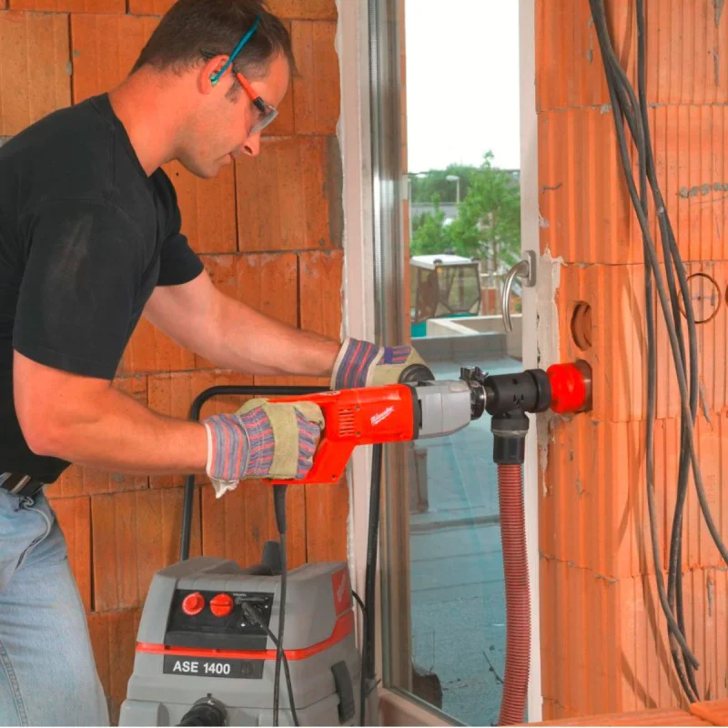 Milwaukee DD 2-160 XE diamond drilling machine, 4933368690, 1500 W, 162 mm GIFT Roller 5 m