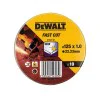 Box of metal cutting discs DeWALT DT3507-QZ , 125mm , INOX / 10pcs