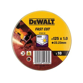 Box of metal cutting discs DeWALT DT3507-QZ , 125mm , INOX / 10pcs