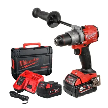 Акумулаторен Винтоверт Milwaukee M18 FPD2-502X , Безчетков ,135 Nm