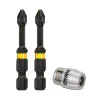 Magnetic adapter and 2 bits PH2 Dewalt DT70536T, 50 mm