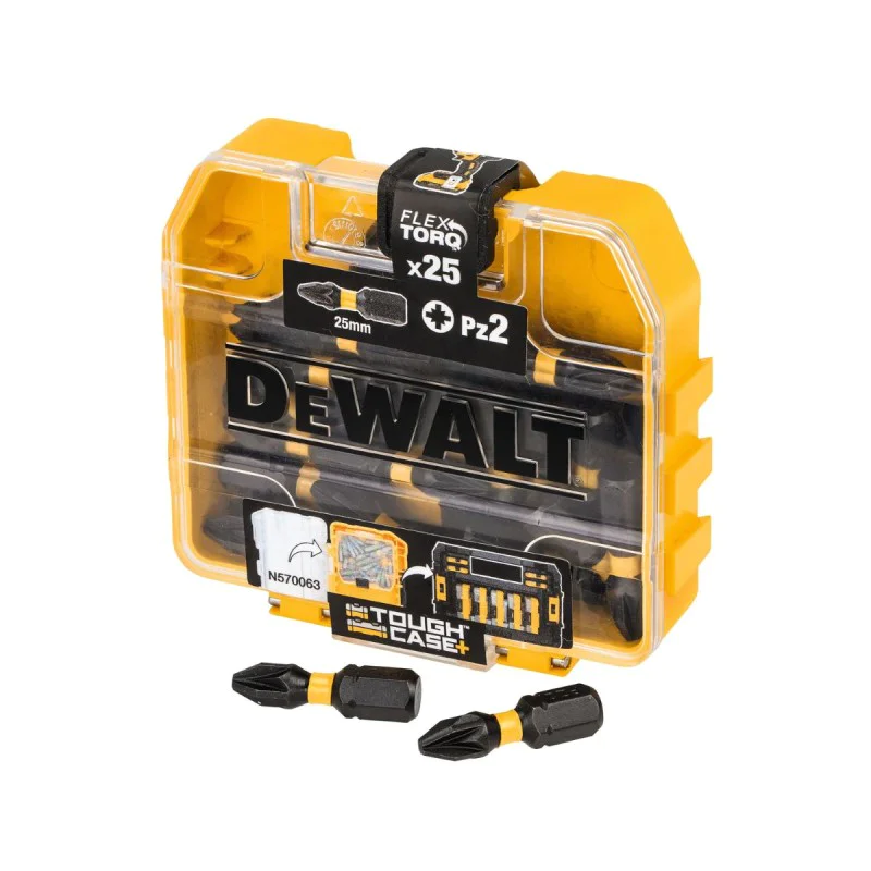 Impact screwdriver bits PZ2 - 25 MM DeWALT DT70556T 25 pcs