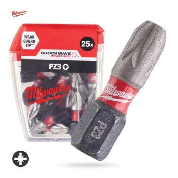 Накрайници/ битове Milwaukee 4932430869 / 25 Piece ShockWave Impact Duty PZ3 x 25mm