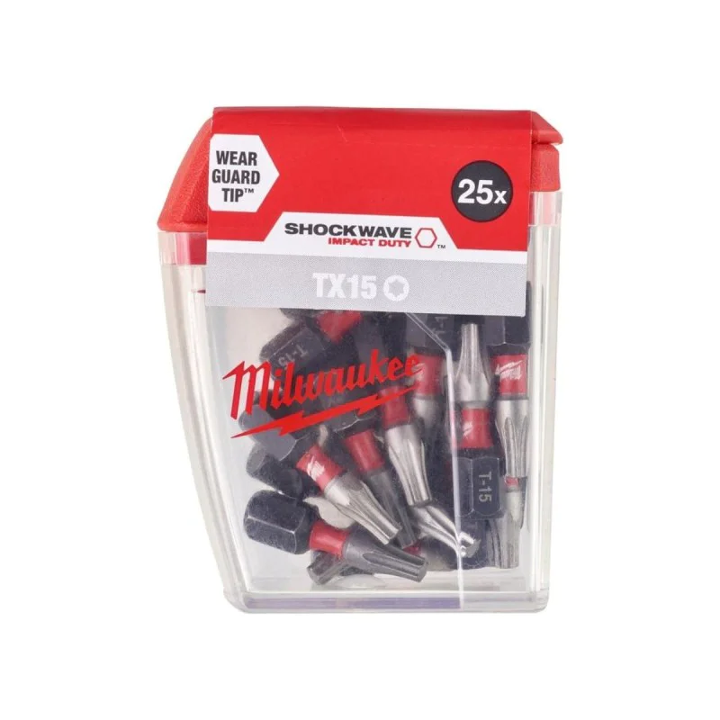 Milwaukee bits / bits 4932430873 / 25 Piece ShockWave Impact Duty TX15 x 25mm