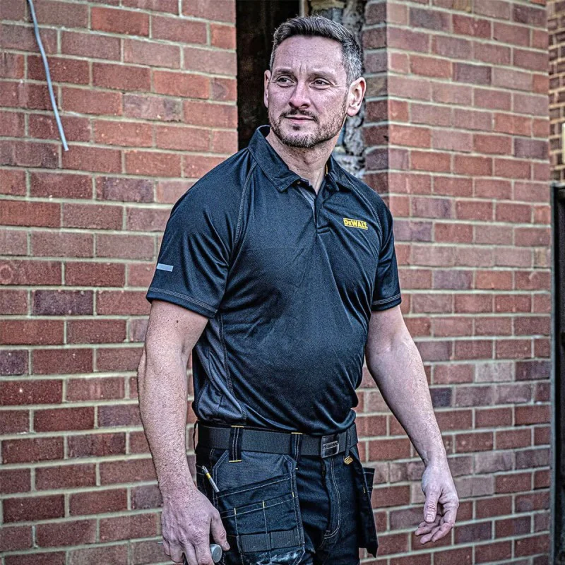 DEWALT PWS Polo Shirt Black / Grey