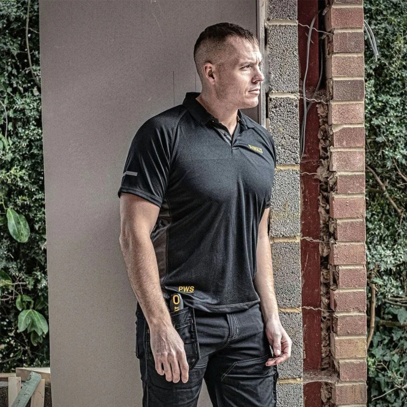 DEWALT PWS Polo Shirt Black / Grey